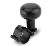 Keenso Steering Wheel Knob, Universal Car Steering Wheel Knob Spinner Ball Steering Wheel Assist Knob Steering Handle Ball for Car Truck Lorry Tractor (Black)