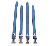 Keenso Stelzen Belts with Two Buckles, Replacement of the Kit Spare Part of the Demotant Leg Band, Suitable for Men and Women, Easy to Save After Use, 4 PCs (Blue)