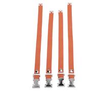 Keenso Stelzen Belts with Two Buckles, Replacement of the Kit Spare Part of the Demotant Leg Band, Suitable for Men and Women, Easy to Save After Use, 4 PCs (Brown)