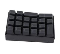 Keenso Stepped Keycap Backlit Cable Mechanical Keyboard 21 Keys LED Keyboard for Financial Papers (Blue Switch)