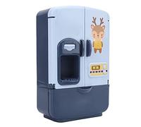 Keenso Storage Space Refrigerator Toy, Durable and Safe for Children, Realistic Playset Kitchen Accessories Set, Kids, with Develop Good Habits, for More Than 3 Years Old (Blue)