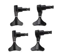 Keenso Sturdy and Durable Tuning Peg - Ideal for Bass Replacement, Strong Structure, Closed Design for Extended Durability, for DIY Bass Projects and Maintenance, Fine (Black)