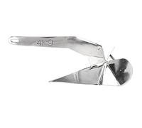Keenso Style Boat, 4KG 316 Stainless Steel Wing Plow with High Tensile Strength and Stability, for Boats 20ft to 35ft in Sand Pebble Rock Grass Kelp
