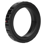 Keenso T2 Lens Adapter Ring for AF Mount Camera, Manual Adjustment Easy Install for Telescope Lens Microscope Aluminum Alloy Black
