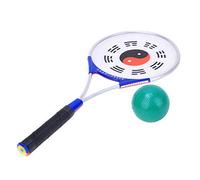 Keenso Tai Chi Racket, Tai Chi Soft Strength Racket Aluminium Alloy Handle Silicone Face Elderly Exercise Fitness with Ball(Soft Strength Racket) Chess, leisure sports