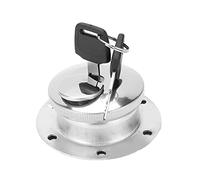 Keenso Tank Fuel Gas Cap, Durable Stainless Steel, Anti-impact