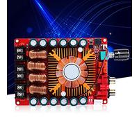 Keenso TDA7498E Stereo Amplifier Module 2x160W | PCB construction, 15-36V DC supply, reverse connection protection, 4 6 8 ohm speakers, forced air cooling