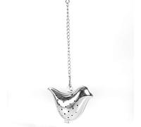 Keenso Tea Infuser Stainless Steel Strainer Mini Bird Shape for Kitchen Office Tea House Easy to