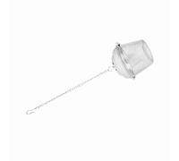 Keenso Tea Strainer Ball Stainless Steel Mesh Soup Infuser Chain Filter for Hot Beverages (L 120x60x0.3cm / 47.2x23.6x0.1in)
