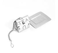 Keenso Tea Strainer, Food Grade 8/20 Stainless Steel Loose Leaf Tea Infuser Cute Animal Shape Infuser Herbal Spice Infuser Ball Strainer with Long Chain Hook for Loose Leaf Tea Spice