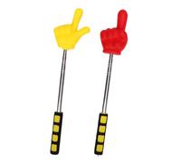 Keenso Telescopic Pointer Stick for Presentations and Meetings 2PCS Lightweight Extendable Finger Pointer 28cm Plastic Teacher Tool