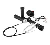 Keenso Throttle Brake Levers Handle Grips, Handle Grips Kill On/Off Switch Throttle Brake Levers Kit for Pocket Bike Mini Motorcycle Pocket Bike Zylinder