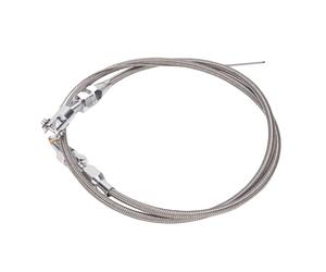 Keenso Throttle Cable, Stainless Steel Adjustable High Strength Rustproof Fit with for Most Accelerator Pedals (36 inches)