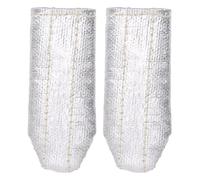 Keenso TIG Welding Finger Heat Shield Unisex Aluminum Foil Insulation Guards for Safe Welding 2PCS, Pocket Size 11x5cm