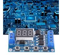 Keenso Timer Delay Switch Circuit Board PCB Timer Delay Relay Module 12V 24V 5 to 36V 15A Actuator Cycle Timing Dual MOS Control for Automation Equipment Electronics Users