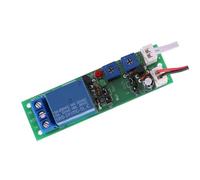 Keenso Timer Relay Module, Adjustable Cycle Delay On Off Switch, 5V 12V 24V, High for Fish Pump Control (DC 24V 0-15 minutes adjustable)