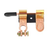 Keenso Top Post Battery Disconnect Switch, Brass Blade Isolator Switch for 12V 24V Systems, Ideal for Cars RVs Boats Trucks