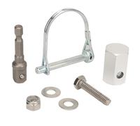 Keenso Top Wind Trailer Jack Crank Handle, Aluminum Lift Handle with Cordless Drill Adapter for Curt 28921 1/2 Inch Shaft and Crank Handles 28203 28200 28202 28250