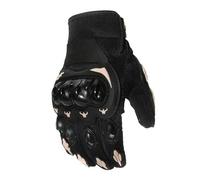 Keenso Touchscreen Riding Gloves, Motorcycle Glove Hard Knuckle Powersports Racing Full Finger for Outdoor Sports (L)