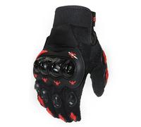 Keenso Touchscreen Riding Gloves, Motorcycle Glove Hard Knuckle Powersports Racing Full Finger for Outdoor Sports (XL)