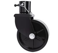 Keenso Trailer Jack Caster Swivel Wheel Replacement Trailer Jack Wheel 2000lbs Heavy Duty 6 Inch Dual with Universal Mounting for RVs Boat Trailers Campers