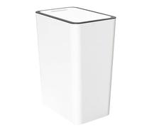 Keenso Trash Can, Plastic Garbage Bin with Sealed Lid, 15L Kitchen and Bathroom Waste Basket for Small Spaces