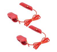 Keenso Treadmill Magnetic Lock, 2PCS Emergency Stop Key Safety Clip Replacement for Most Treadmills with Auto Stop Function for Home Gym Commercial Use
