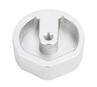 Keenso Tripod Mount Adapter, Aluminum Alloy for RV Trailer (Silver)
