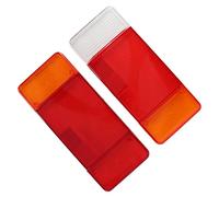 Keenso Truck Tail Light Lens, Left Right Replacement Housing Cover with 3 Colors Red Orange White, for Eurocargo Daily