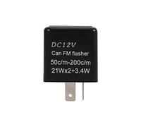 Keenso Turn Signal Relay, Adjustable Flashing LED, Universal 12V Motorcycle Turn Signal Relay for Motorcycle Riders, Repairs, Maintenance, Custom Builds, Upgrades