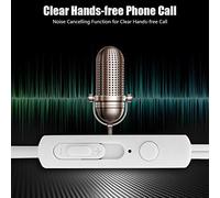 Keenso Type C Earphones Super Deep Bass Hands-free Call Earbuds with Mic for LETV, Noise Cancellation, Comfortable Wearing for Music Lovers