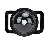 Keenso Underwater Dome Port Cover Semi Circular Spherical Dome for Action 1 Camera with Special Shutter Button, Transparent Acrylic Material