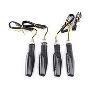 Keenso Universal Motorcycle 12 LED Turn Signal Light Indicator Blinker Lamp for 10mm Mount