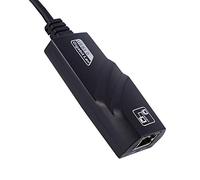 Keenso USB 3.0 to RJ45 Ethernet Network Adapter No Driver for, Black, Long -lasting Apartment Food and Portable