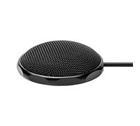 Keenso USB Laptop Microphone 360 degrees Omnidirectional Antinoise Mic for PC, Plug and Play Internet Mic for Video conference/, Metal/black/1 Piece, Online Chat/games