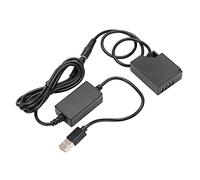 Keenso USB NP-W1260 Dummy Battery with DC Coupler, Continuous Power Supply for XT20 X100F Camera, Plug and Play, Ideal for Travelers, Plastic Material
