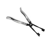 Keenso Valve Stem Seal Plier, Long Neck Carbon Steel Removal Install Tool with Serrated Jaws for Car Maintenance