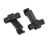 Keenso Vent Window Latch Link, 2PCS Extended Cab Window Latch Links Premium Aluminum Wind Noise Fix Kit Replacement for 1988-1999