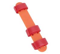 Keenso Violin Wrist Practice Aid, Left Hand Violin Wrist Practice Tool for Beginners with Adjustable Hook & Loop Strap Correct Hand Shape & Position (Orange)