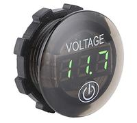 Keenso Voltmeter LED Digital Voltage Meter PC Touch Switch 12V 24V 3