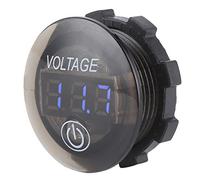 Keenso Voltmeter LED Digital Voltage Meter PC Touch Switch 12V 24V 3 (Blue)