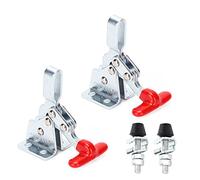 Keenso Welding Toggle Clamp Durable Storage Case Hand Tool for DIY Projects Cast Iron 2 Pcs