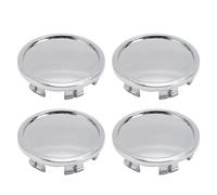 Keenso Wheel Center Caps, 4PCS 75mm Outer Diameter Wheel Hub Caps for Vehicles with Scratch Proof Rainproof Dust Proof ABS Resin (Electroplated)