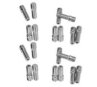 Keenso Wheel Stud Conversion, 32mm Shank Length 50mm Overall Length, Black Zinc Plated Heat Treated Steel, with Extreme Rust and Scratch, for S3 A4 S4 A5 S5 A6 S6 A7 S7 Q5 Q7 SQ5 X3 (M14*1.5-M12*1.5)