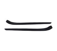 Keenso Windshield Pillar Trim Set, Left Right 1606659780 1606659880 High Strength Plastic Fadeless Sunproof Weatherproof, with Sl esign for Original Vehicle Fitment (Black Primer)