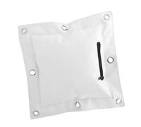 Keenso Wing Chun Wall Target, Wing Chun Wall Canvas Punch Empty Sand Bag Target with Zipper for Boxing Muay Thai Sanda (L 7.9in)