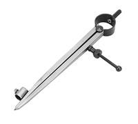 Keenso Winging Parts of The Handicraft Compass Compass for Metal Plant, Leather Trade, Durable Carbon Steel, Easy to Keep (150mm)