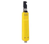 Keenso Wire Tripper Hand Tool for PVC Rubber Silicone Cable Adjustable Depth, Professional/Use Yellow, 1PC 8-28mm