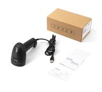 Keenso Wireless 1D Barcode Scanner CCD Reader for Supermarket Retail (USB