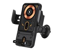 Keenso Wireless Car Charger Phone Holder, 15W Fast Charge Auto Sensing 90 Degree Rotation Vent Phone Mount, with Smart Induction Technology